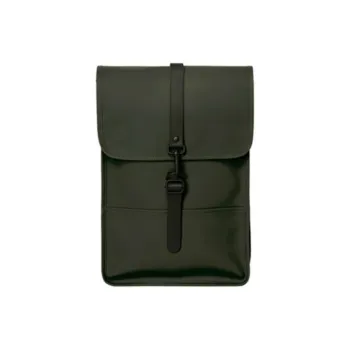 Rains Polyester Backpack Small Size Unisex Green