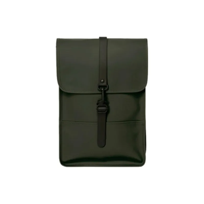 Rains Polyester Backpack Small Size Unisex Green-0
