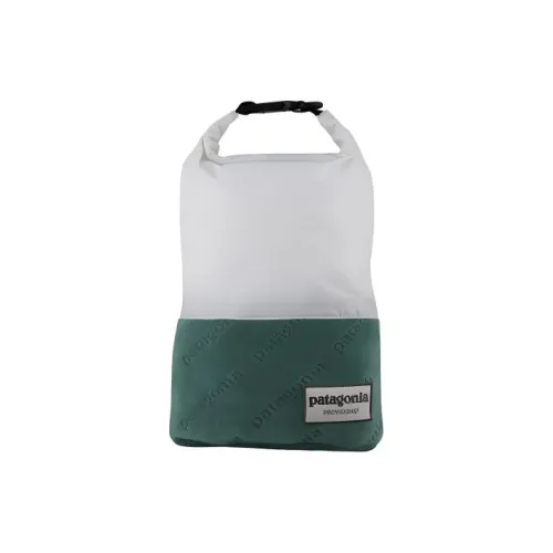 Patagonia Nylon Handbag Regular Unisex White & Green