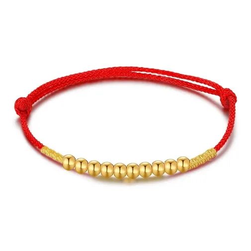 CHINA GOLD Solid Gold Bracelets Unisex-12