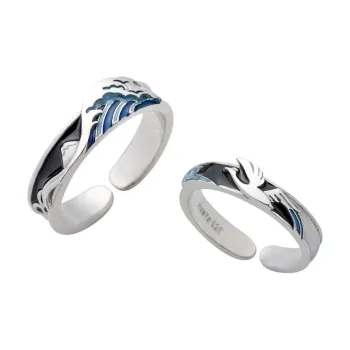 HUAYA 925 Sterling Silver Rings Unisex