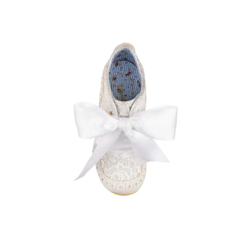 IRREGULAR CHOICE Abigails Party Ankle Boots Women's White-3