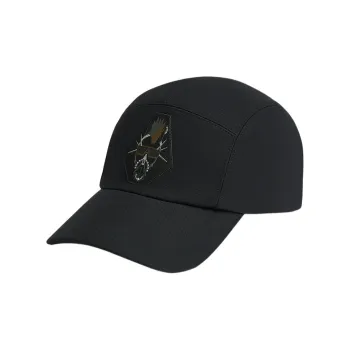 HERMES Cotton Baseball Caps Men's Black
