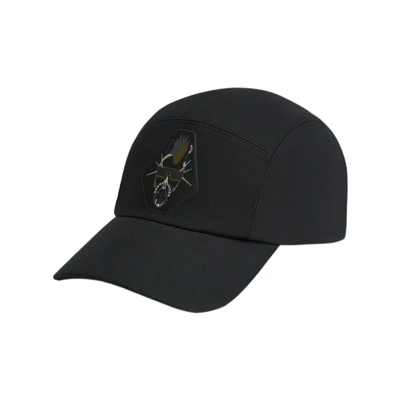 HERMES Cotton Baseball Caps Men's Black-0