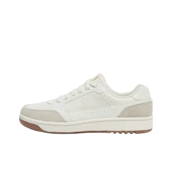 FILA Targa Club Anti Slip Wear Resistant Low Top Skateboard Shoes Unisex Beige