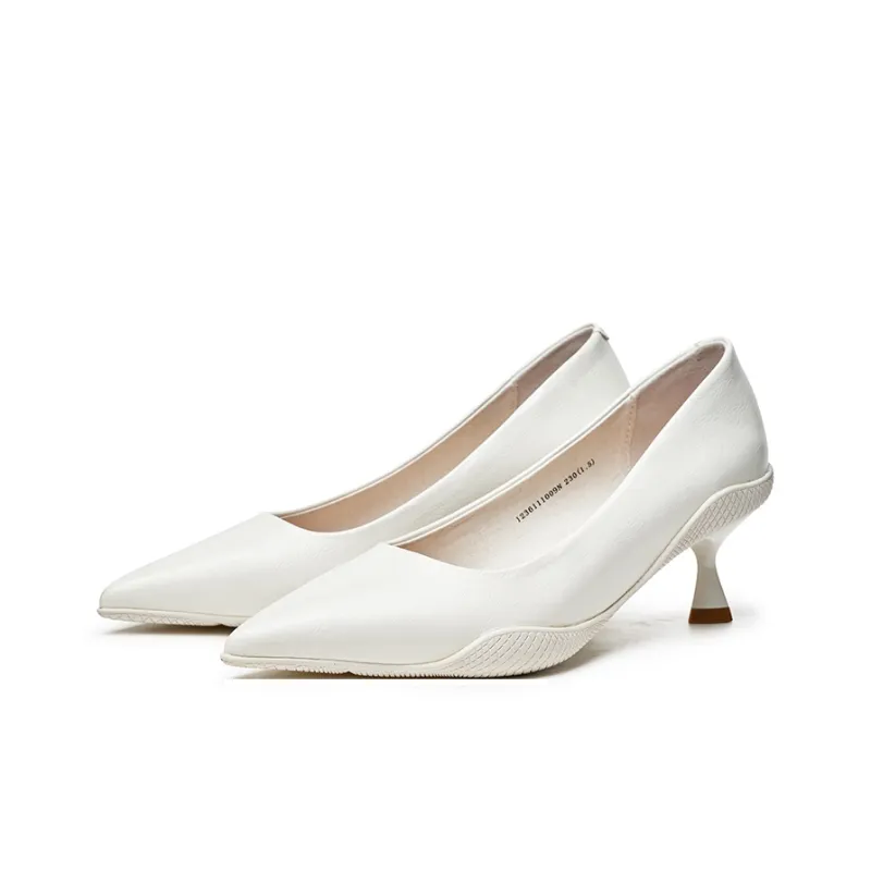 AOKANG Flared Heel High Heels Women's-6