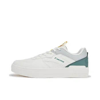 361° Air Force One Slip Resistant Cushioning Low Top Skateboard Shoes Men's White Green