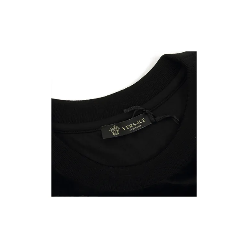 VERSACE Sweatshirts Men Black-6