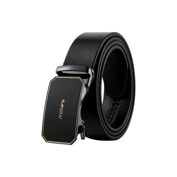 MILLIE'S Top Grain Cow Leather Leather Belts Men's Width  3.5cm