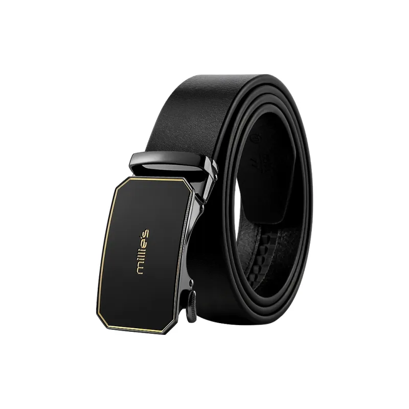 MILLIE'S Top Grain Cow Leather Leather Belts Men's Width  3.5cm-0