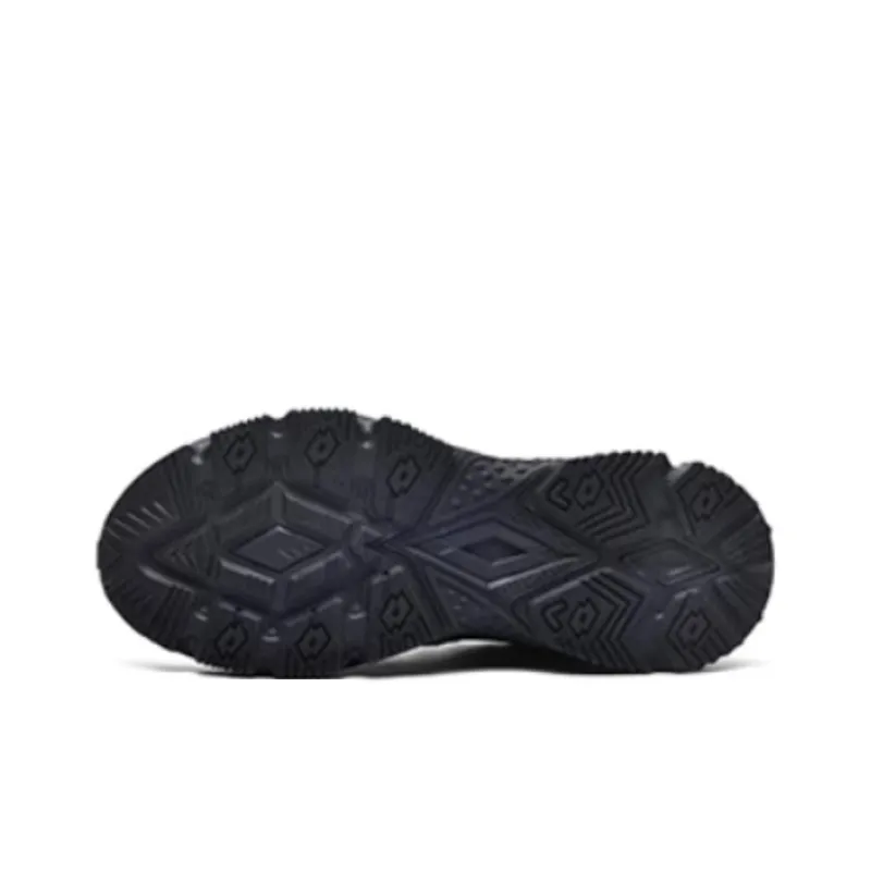 LOTTO Sportlife Anti Slip Wear Resistant Low Top Chunky Sneakers Men's Black Gray Color-4