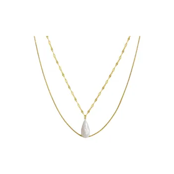 ZHENZHUAOMI Freshwater Pearl Necklaces Women's