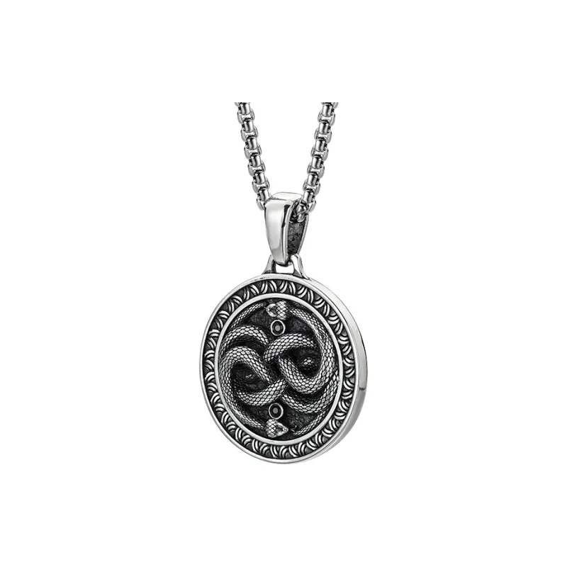 MYSH 925 Sterling Silver Necklaces Men's-1