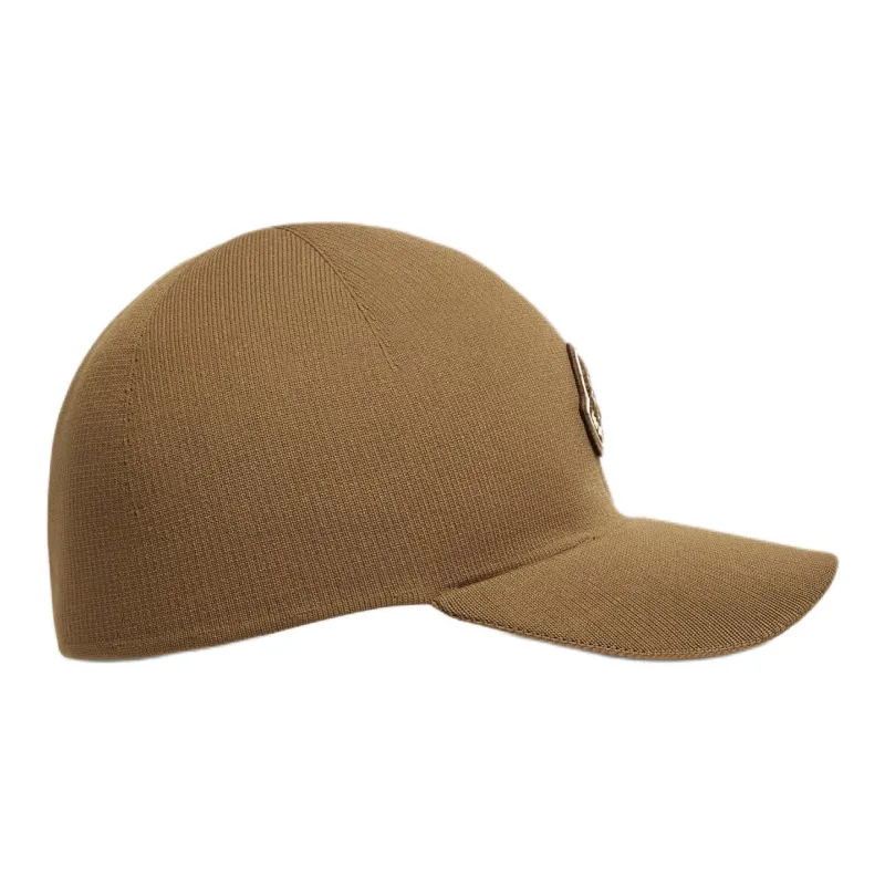 Moncler Nylon Baseball Caps Women's Brown-1