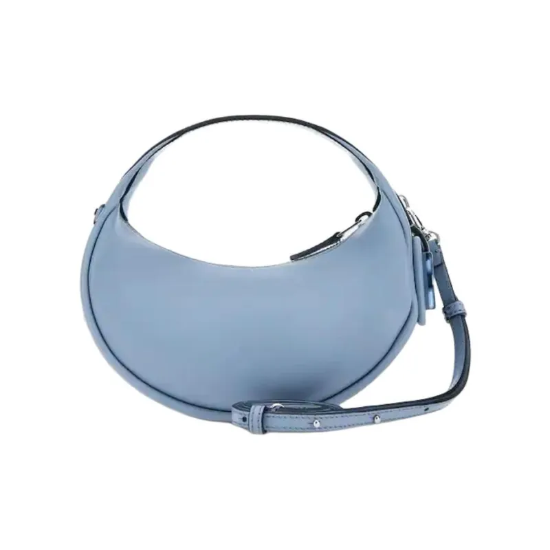 HOGAN Leather One Shoulder Handbags Mini Women's Sky Blue-3