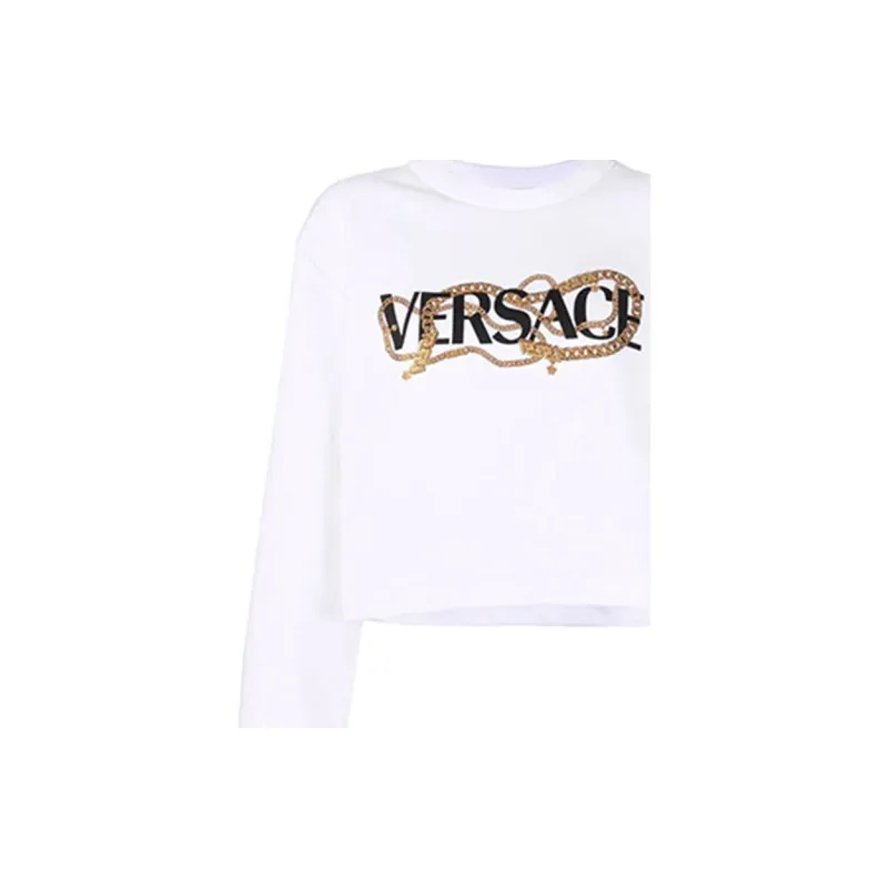 VERSACE Sweatshirts Women's White-4