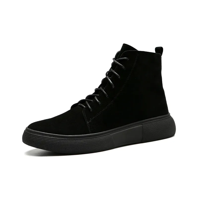 Devanro Ankle Boots Men's Black-6