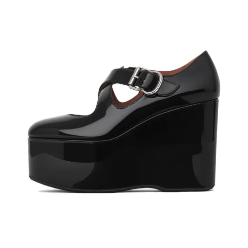 Alaia Wedge Heel High Heels 11cm Women's Black