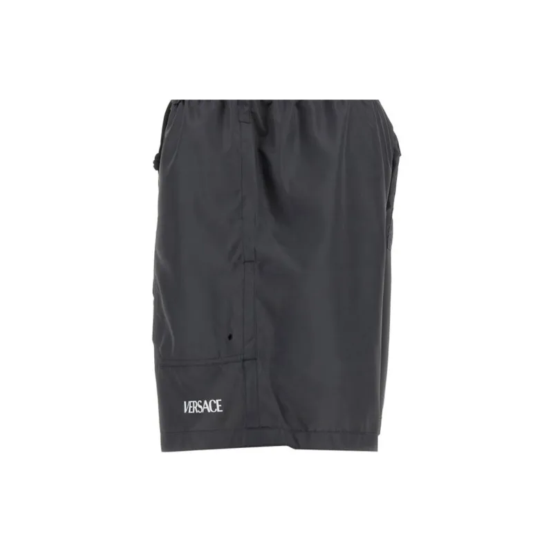 VERSACE Barocco Printed Reversible Drawstring Swim Shorts-4