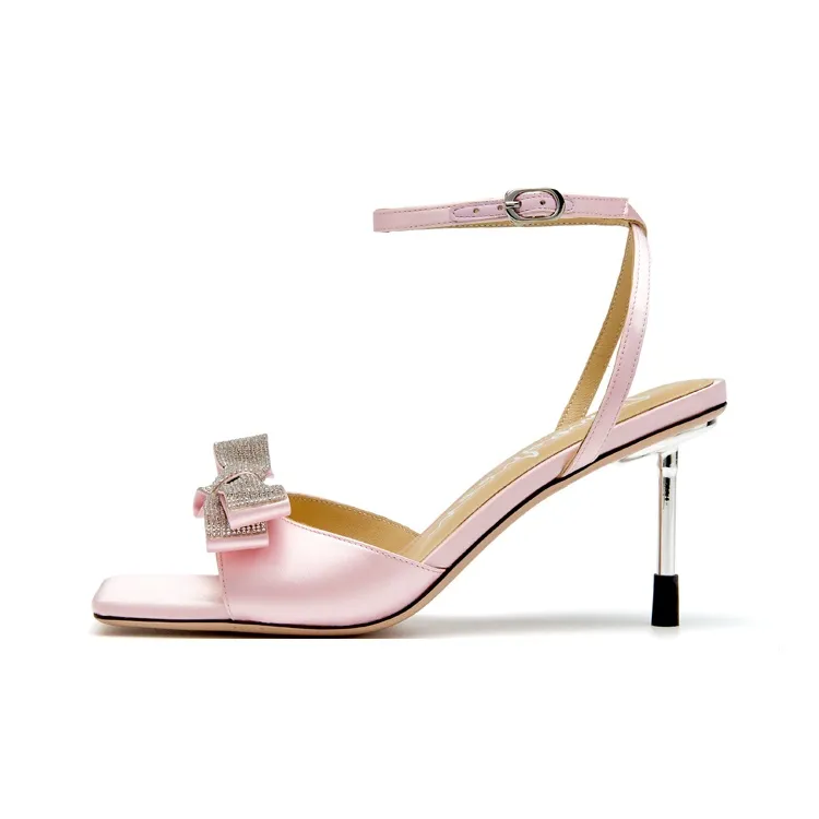 SHOESZOOO One-Strap Slim Heel High Heels 7cm Women's-5