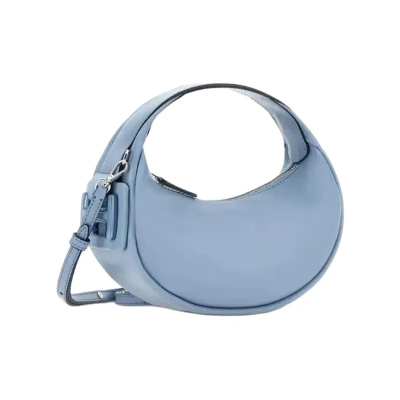 HOGAN Leather One Shoulder Handbags Mini Women's Sky Blue-1