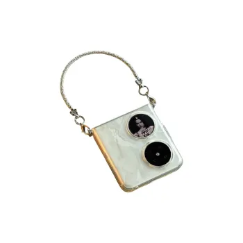 BYZ Silicone Material Small Foldable With Built in Lanyard For Huawei Pocket2 Phone Cases