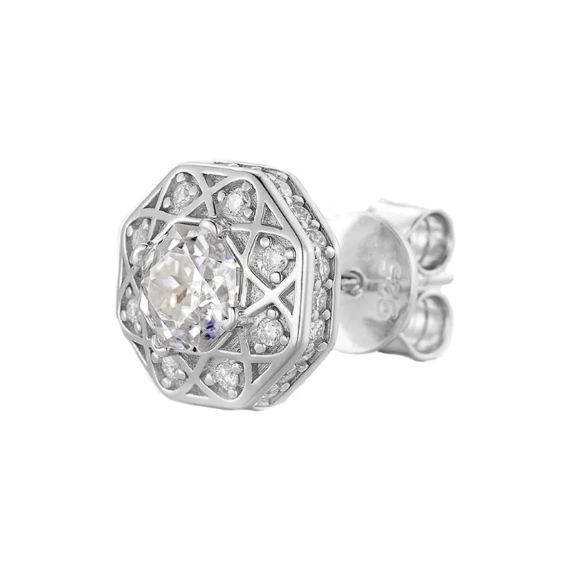 ICEGIANT S925 Silver Stud Earrings Unisex-0