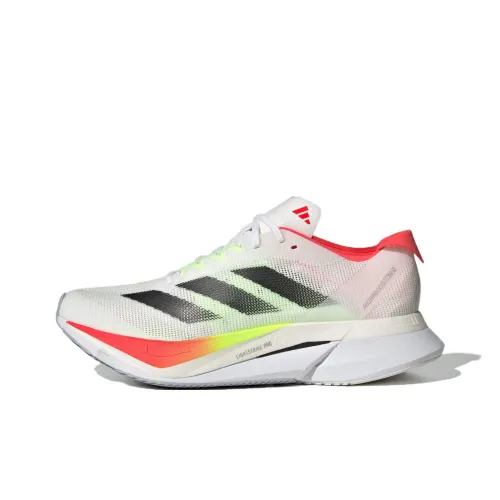 Adidas Adizero Boston 12 Cloud White Core Black Lucid Red Women's