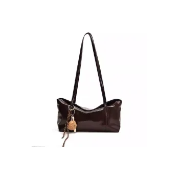 BEMIX PETS Cow Leather Handbag Regular Women's Red