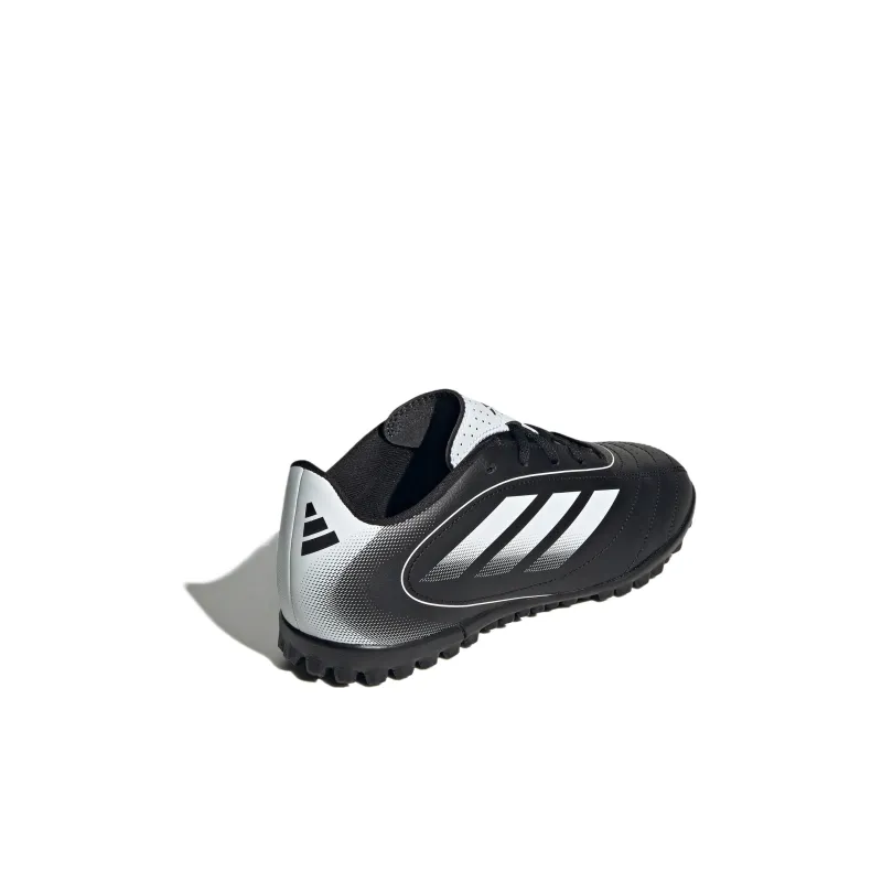 Adidas Abrasion Resistant Low Top Kids' Soccer Shoes Black White Kids'-3