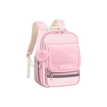 Hello Kitty Sanrio Series Student Backpacks [3D Effect Lightweight Back Pad]My Melody Princess Pink