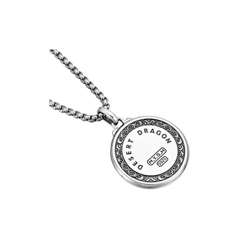MYSH 925 Sterling Silver Necklaces Men's-10