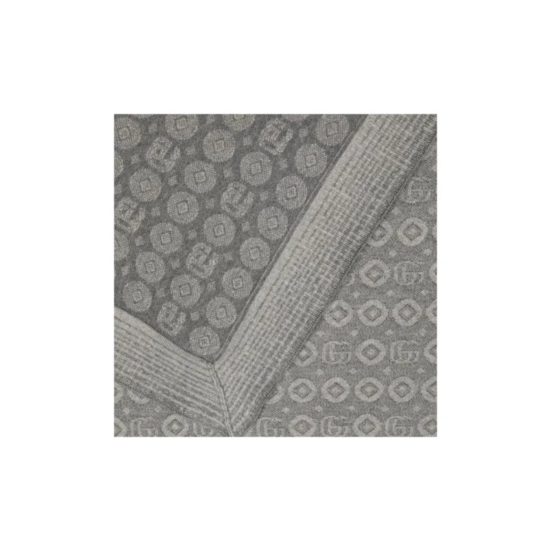 GUCCI Double G Cotton Scarf-2