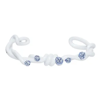 GIVENCHY Metal Enamel Swarovski Crystal Bracelets Women's Blue