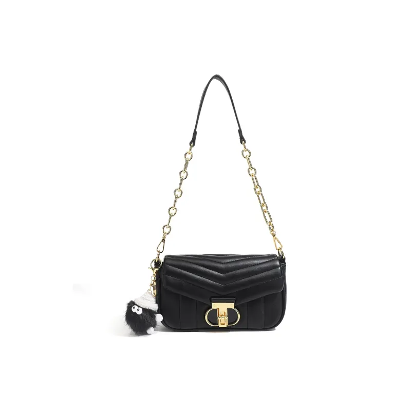 Vigno Synthetic Leather Crossbody Bags Shoulder Bags Regular Women's Black/Matcha Green/Shell Pink/Milk White-16