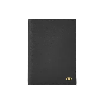 FERRAGAMO Calfskin Wallet Micro Men's Black