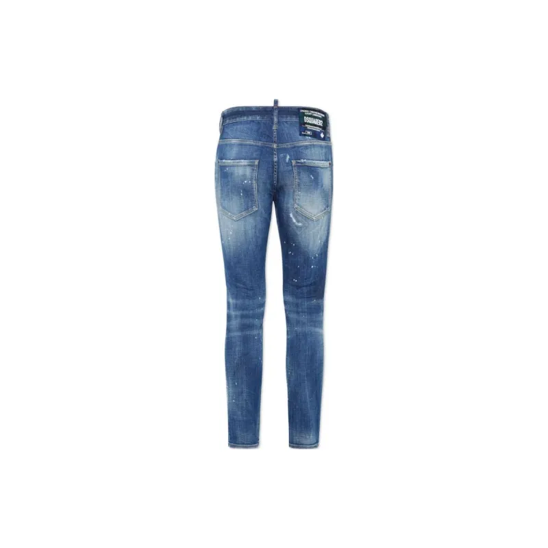 DSQUARED 2 Distressed Tapered Leg Skinny Jeans-1