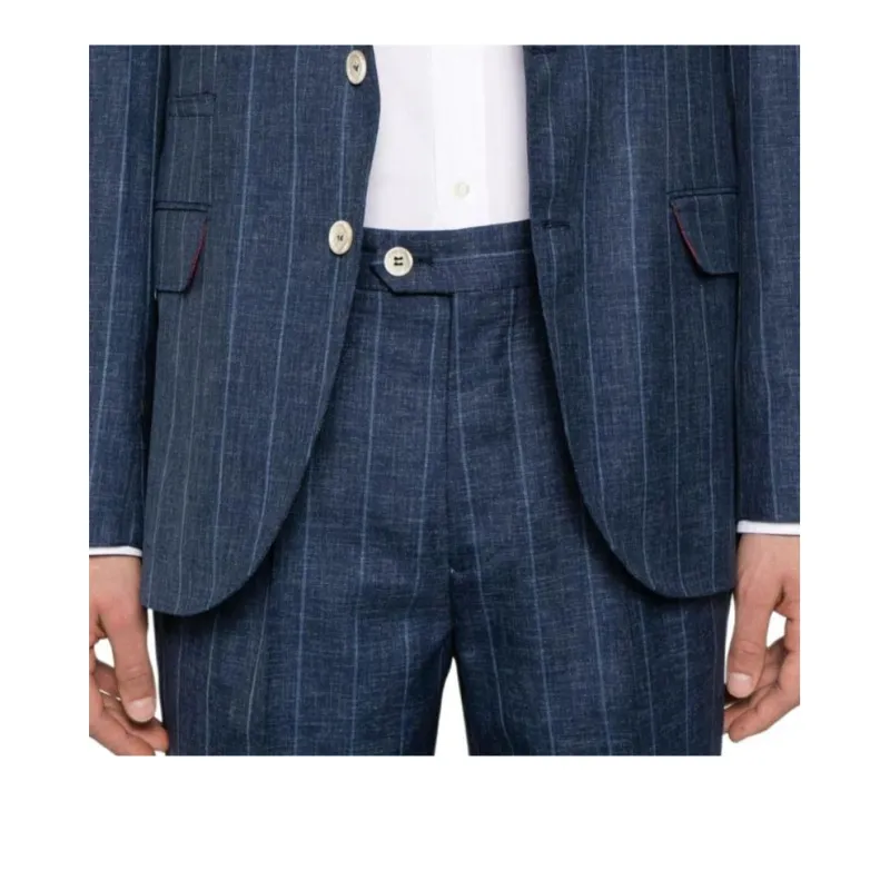 Brunello Cucinelli Striped Suit-3