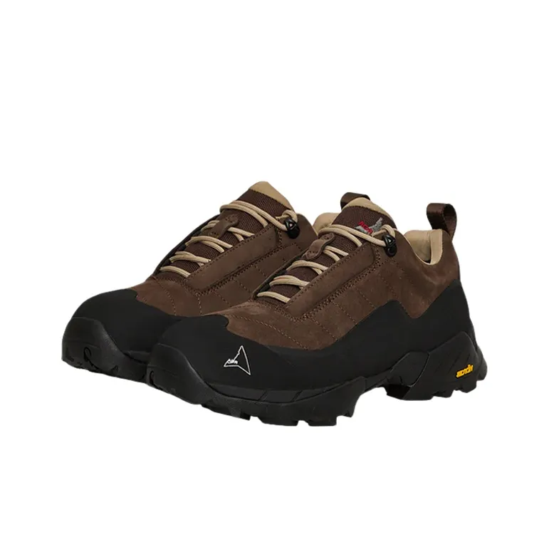 ROA Katharina Wear Resistant Low Top Hiking Shoes Unisex Brown Black-1