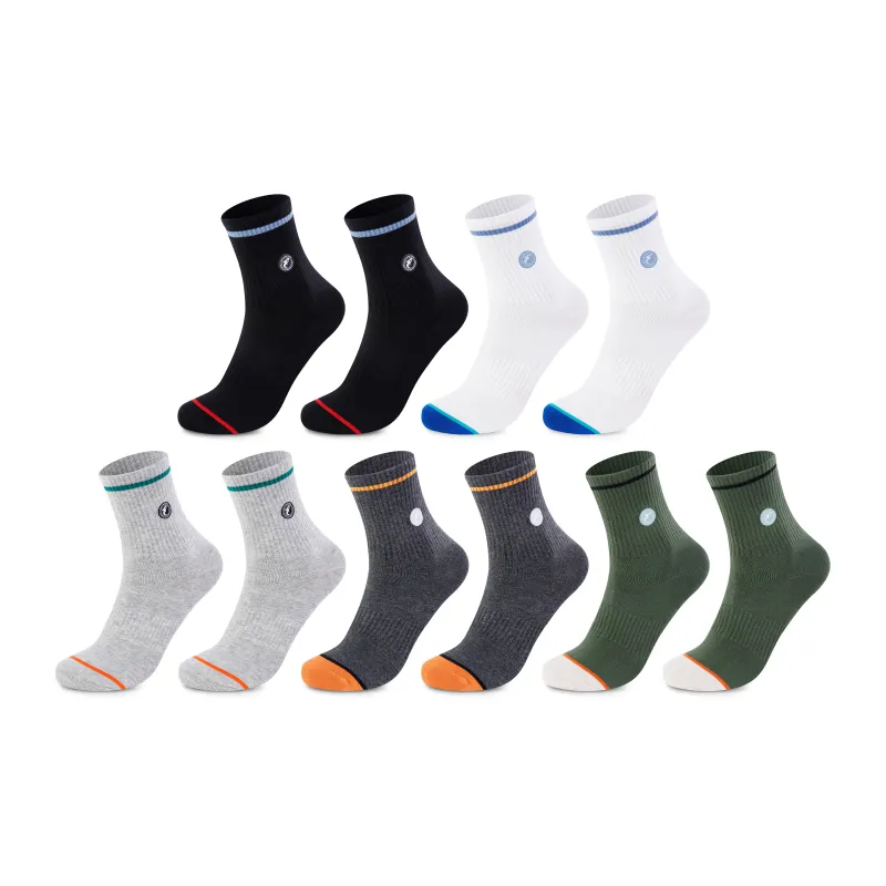FAIRWHALE Knee High Socks Unisex 5 Pack-12