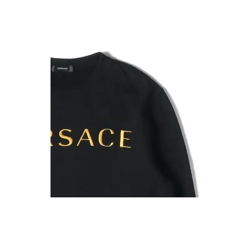 VERSACE Embroidered Logo Sweatshirt-4