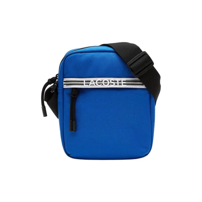 LACOSTE Fabric Camera Bag Shoulder Bag Crossbody Bag Men's Sky Blue-2