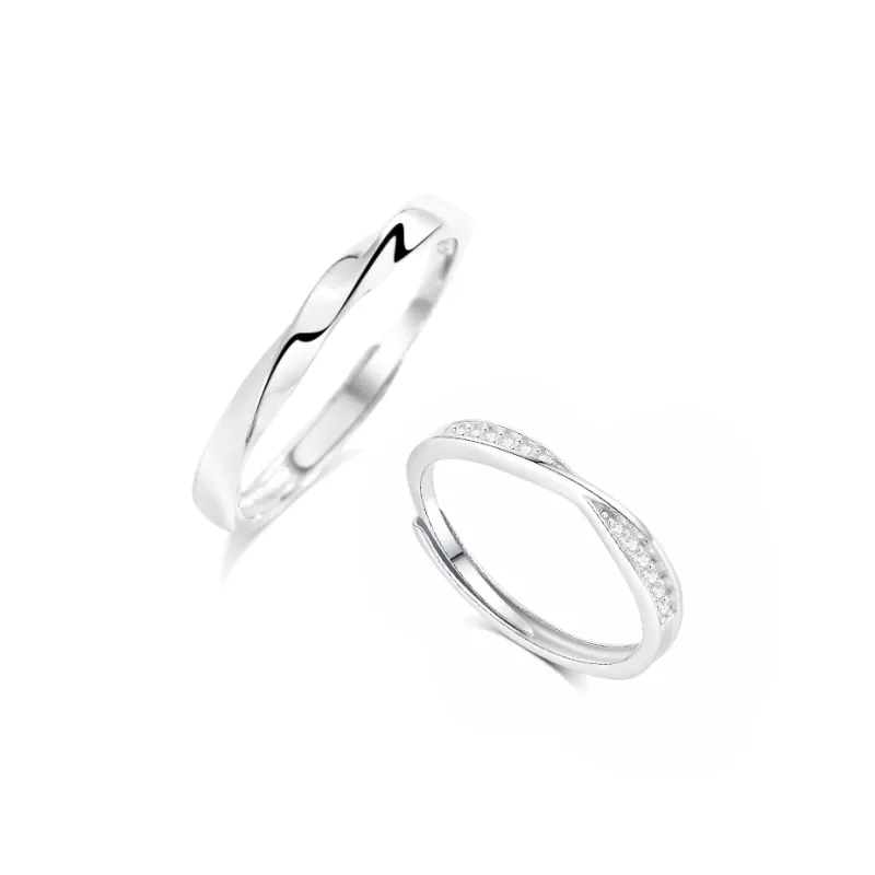 JOYDINNY Sterling Silver Rings Unisex-0