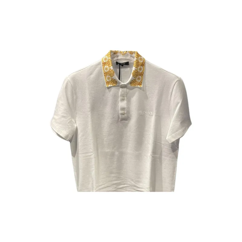 VERSACE Cotton Polo Shirt-4