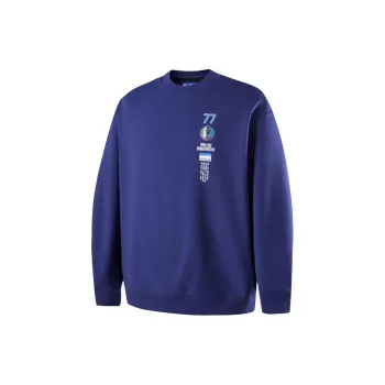 NBA Mavericks Team Doncic Sweatshirt Unisex Navy Blue