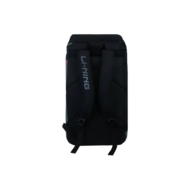 LiNing Polyester Backpack Regular Unisex Gray & Black Pink-1