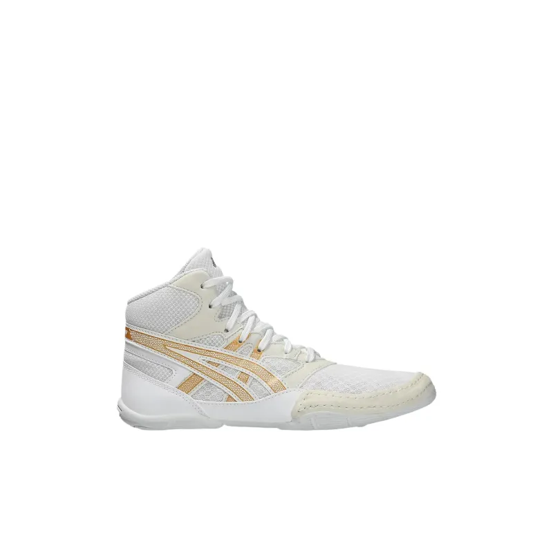 Asics Snapdown 4 High Top Kids Lifestyle Shoes White/Pure Gold Kids'-1