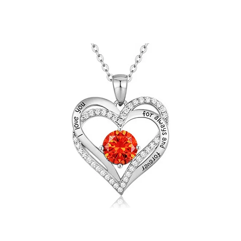 WUMZK 925 Sterling Silver Necklaces Women's-10