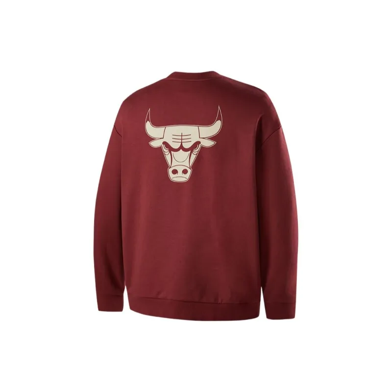 NBA Chicago Bulls Sweatshirt Unisex Dark Red-1