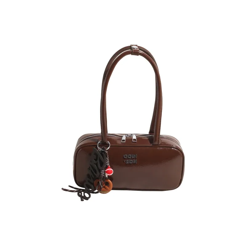 Yalu PU Handbag Shoulder Bag Regular Women's Black/Coffee/Brown-9